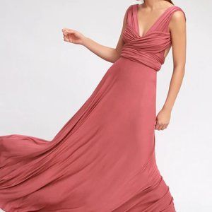 Versatile Rusty Rose Maxi Dress